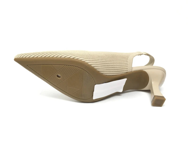 Sandalia destalonada Elegance - Beige