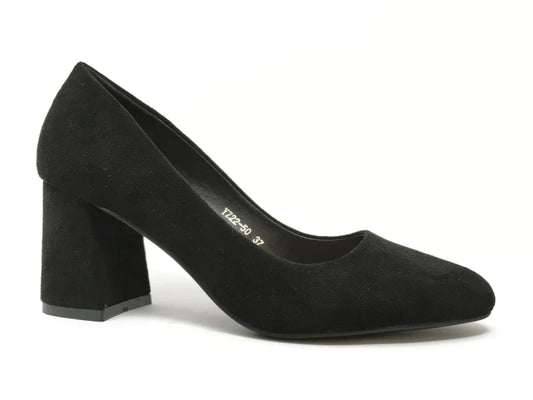 Zapato de Tacon Velour Elegance
