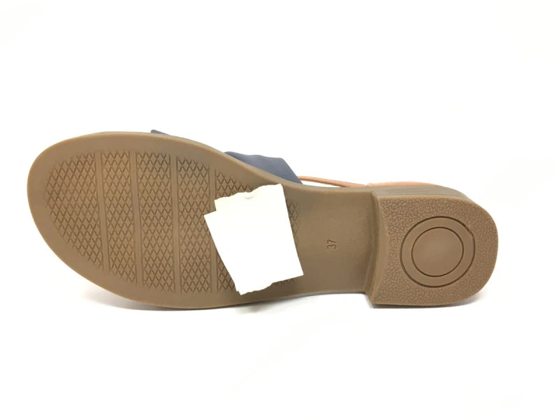 Sandalias Planas Tiras Cruzadas - Marron