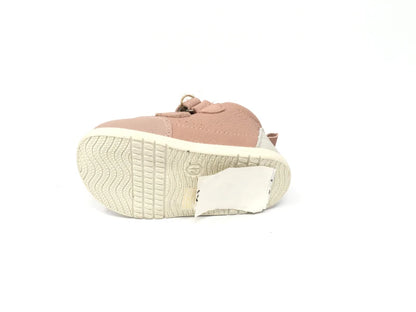 Zapato Piel Rosa Velcro