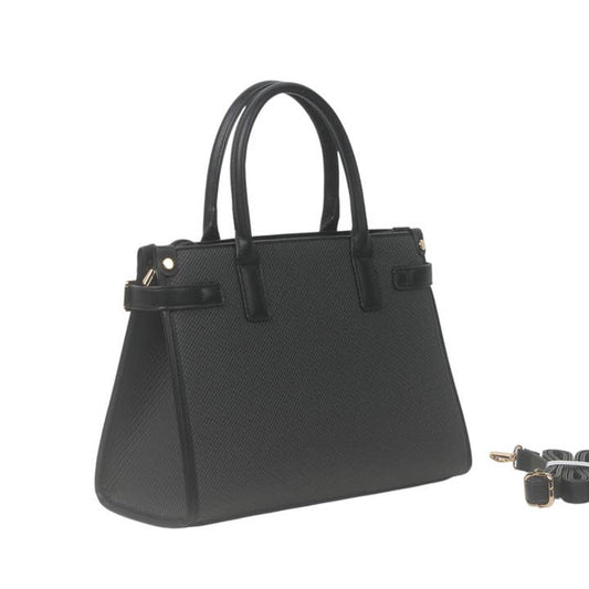 Bolso de Mano Grande Simple Negro