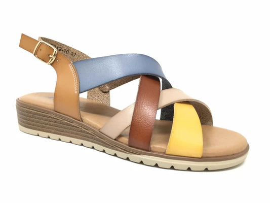 Sandalias de Mujer con Tacón de Cuña Baja
