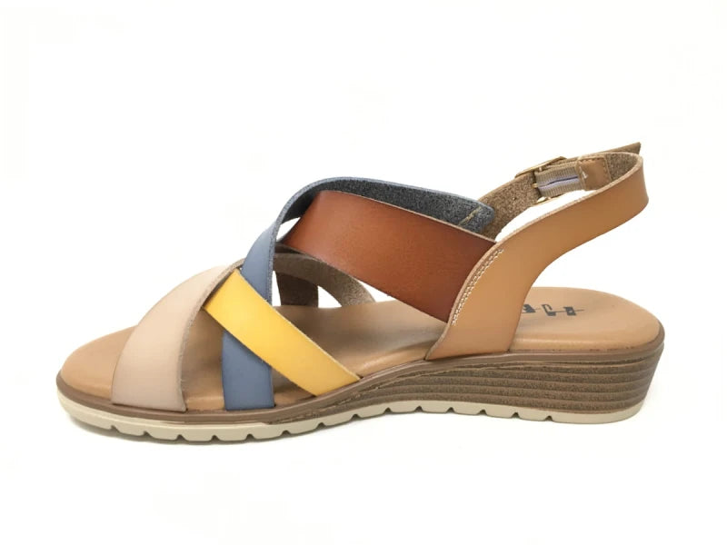 Sandalias de Mujer con Tacón de Cuña Baja