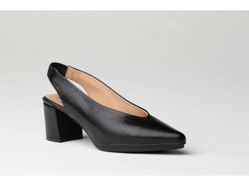 Zapato de Tacón Cuadrado de Vestir