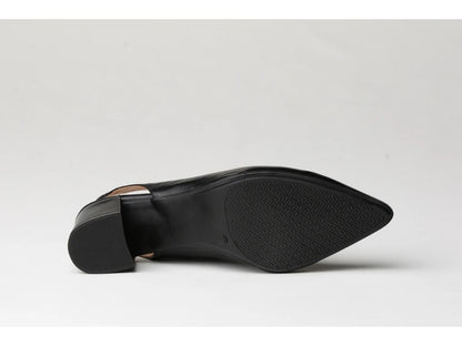 Zapato de Tacón Cuadrado de Vestir